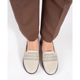 Goodin Scarpe beige openwork 2