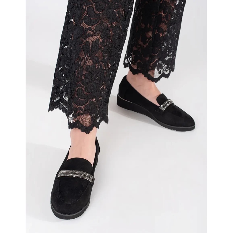 Goodin Mocassini in camoscio nero 2