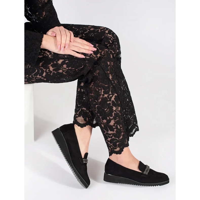 Goodin Mocassini in camoscio nero 1