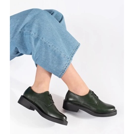 Sergio Leone Low -Heels Green Shoes verde 1