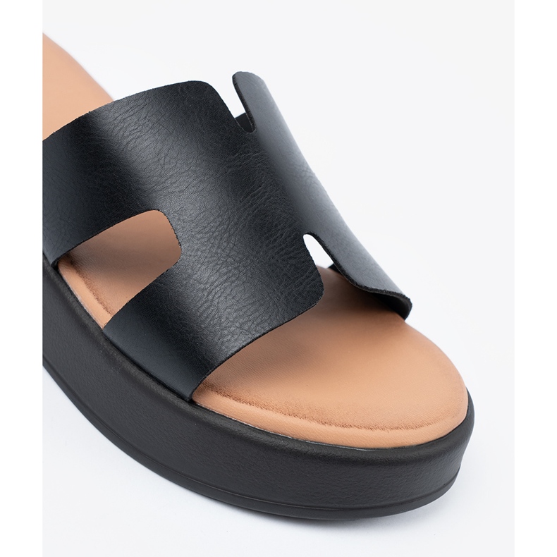 Seastar Pantofole della piattaforma nera femminile nero 2