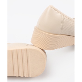 Seastar Scarpe per zeppe con fibbia decorativa beige 2