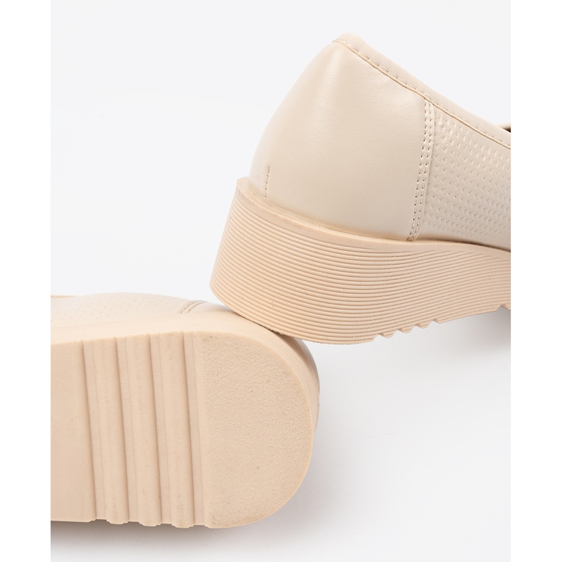 Seastar Scarpe per zeppe con fibbia decorativa beige 2