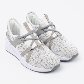Scarpe sportive grigio-grigio bianco 2