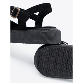Seastar Sandali neri con fibbia nero 1