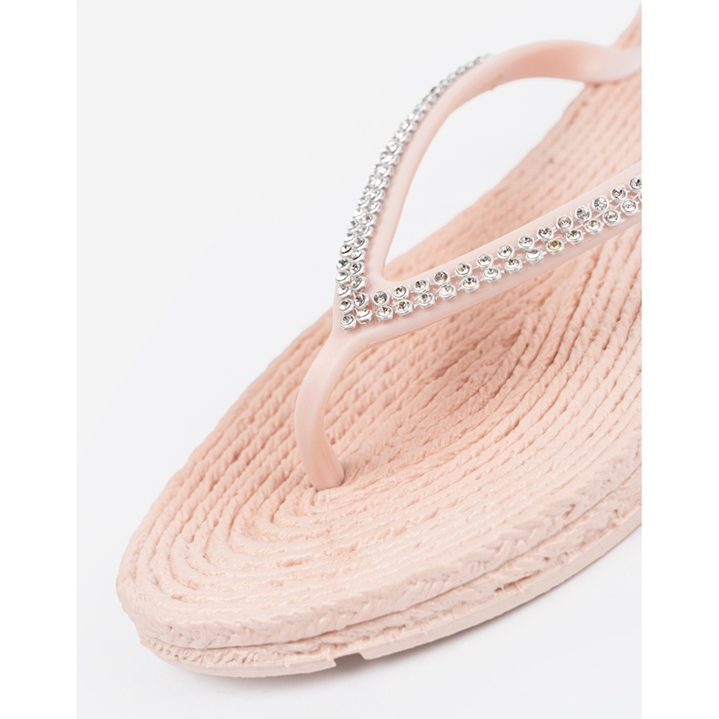 Seastar Flip rosa chiaro -flips con zirconi 1