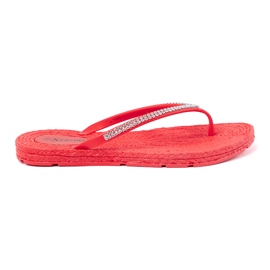 Seastar Flip -flip rossi con zirconi rosso 2