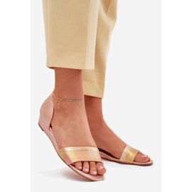 Sandali in pelle Maciejka 01971-72 Oro rosa 1