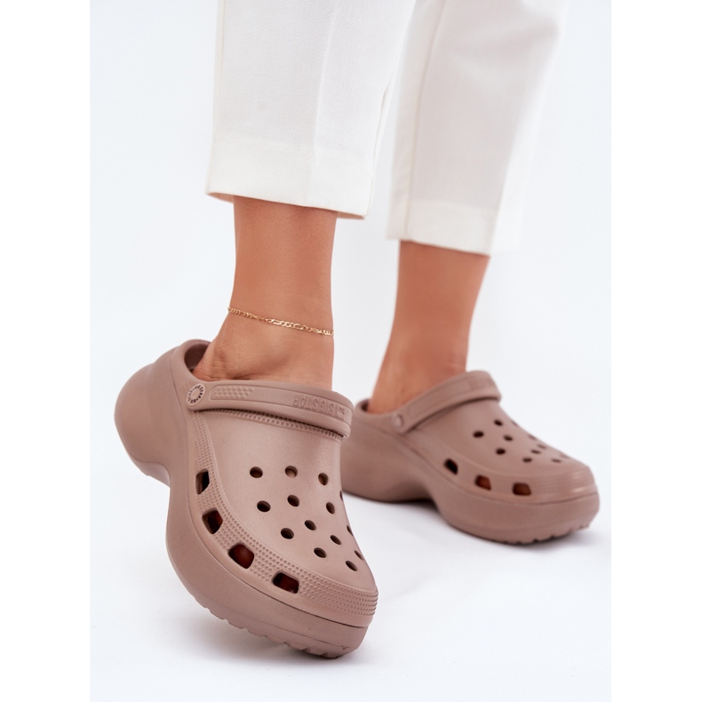 Flip di schiuma femminile Flip sulla grande unica Big Star RR274A121 Dark Beige 2