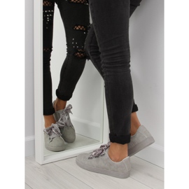Sneakers grigie BL1250-SP grigie con nastro grigio 2