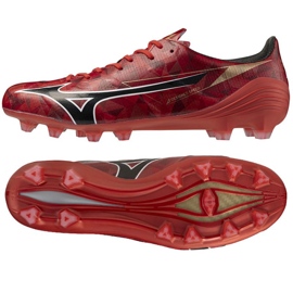 Mizuno Alfa II Elite FG P1GA256260 SCARPE DI CALCIO rosso 1