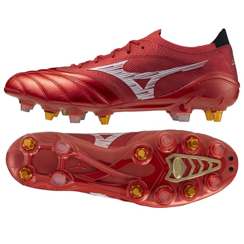 Mizuno Morelia Neo IV Beta Japan Mix SG P1GC254060 Scarpe da calcio rosso 1
