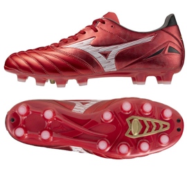 Mizuno Morelia Neo IV Pro FG P1GA253460 SCARPE DELLA COLLE rosso 1