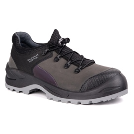 Fagum-Stomil Scarpe in pelle maschile Techwork 1165p S2 SR Grey grigio 2