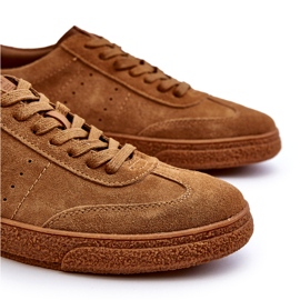 Sneakers da uomo in pelle scamosciata Big Star NN174186 Cammello beige 3