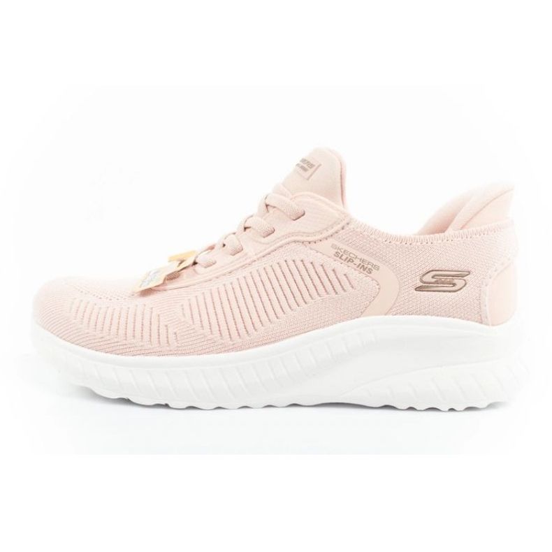 Skechers Schechers Bobs Squad Sneaker Sneaker Slip -ins 117497/LTPK rosa 2