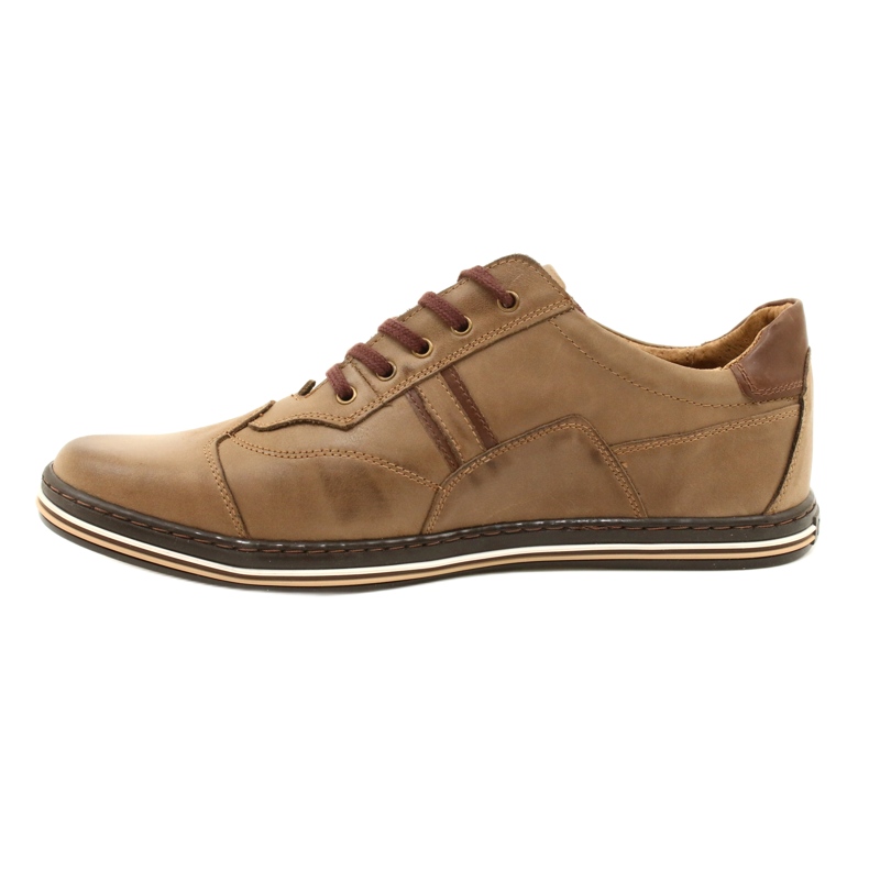 Polbut 1801 scarpe da uomo casual marroni marrone 7