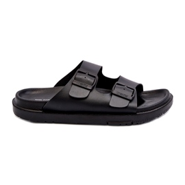 Infradito Leggere Da Uomo Con Fibbie Big Star NN174597 Nere nero 5