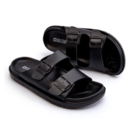 Infradito Leggere Da Uomo Con Fibbie Big Star NN174597 Nere nero 3