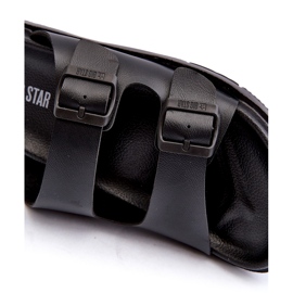 Infradito Leggere Da Uomo Con Fibbie Big Star NN174597 Nere nero 2