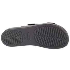 Infradito Crocs Brooklyn Sandalo con zeppa bassa 207431-001 nero 3