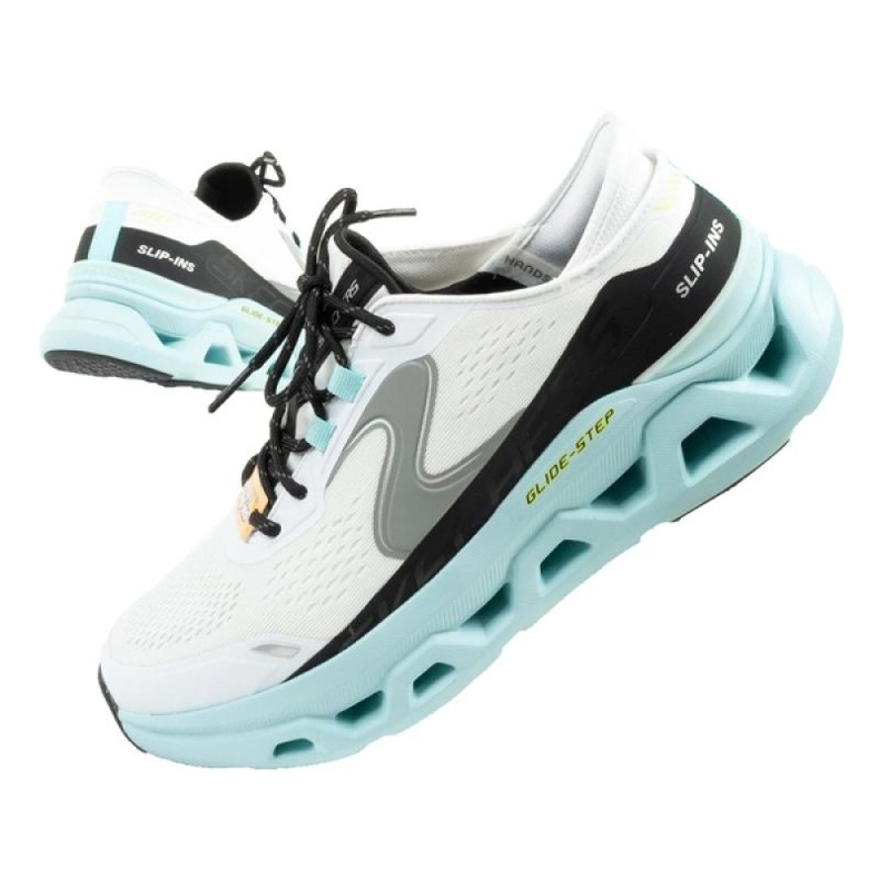 Skechers Schechers Glide-Step Altus Slip-Ins 232921/WBL Scarpe bianca 1