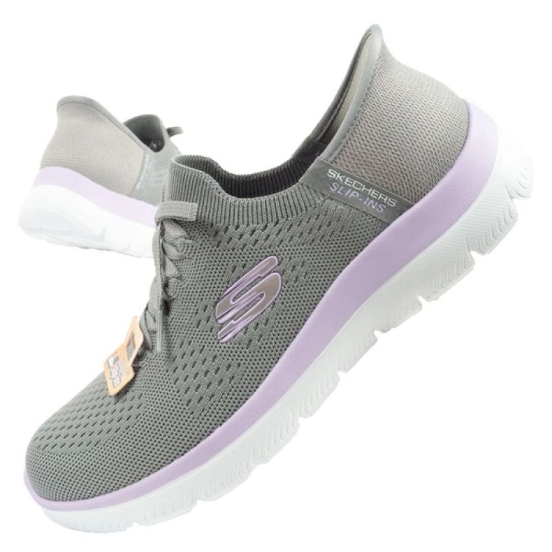 Skechers Schechers Summits Nuove scarpe Slip-INSS giornaliere verde 1