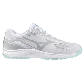 Mizuno Cyclone Velocità 5 V1GC258045 Scarpe da pallavolo bianca 1