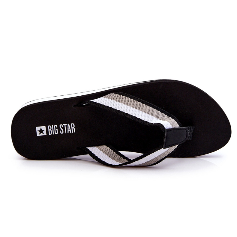 Infradito da donna con piattaforma Big Star LL274781 nero 5