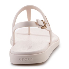 Sandals Crocs giapponese femminile Miami Thong Flip 209793-0WW DEF beige 5