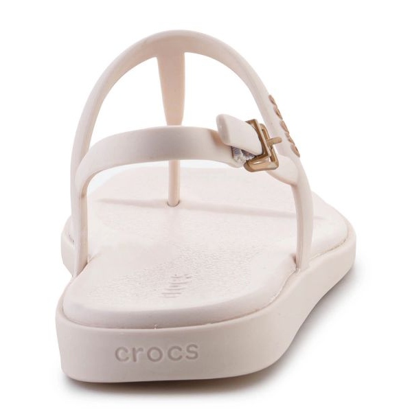 Sandals Crocs giapponese femminile Miami Thong Flip 209793-0WW DEF beige 5
