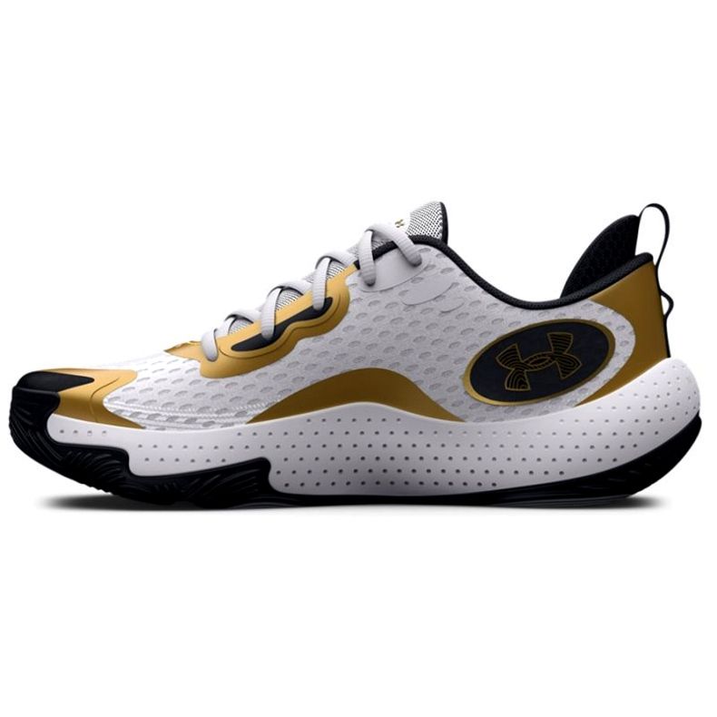 Scarpe da basket Under Armour Spawn 5 3026285 101 bianco 2