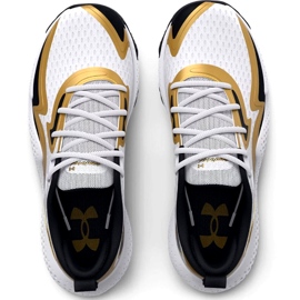 Scarpe da basket Under Armour Spawn 5 3026285 101 bianca 3