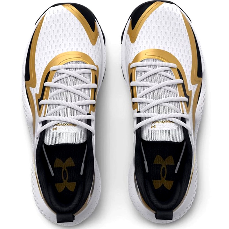 Scarpe da basket Under Armour Spawn 5 3026285 101 bianco 3