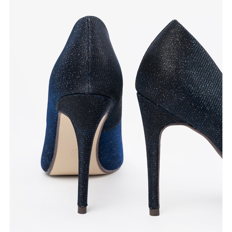 Seastar Pompe broccato della marina con dita nude blu 1