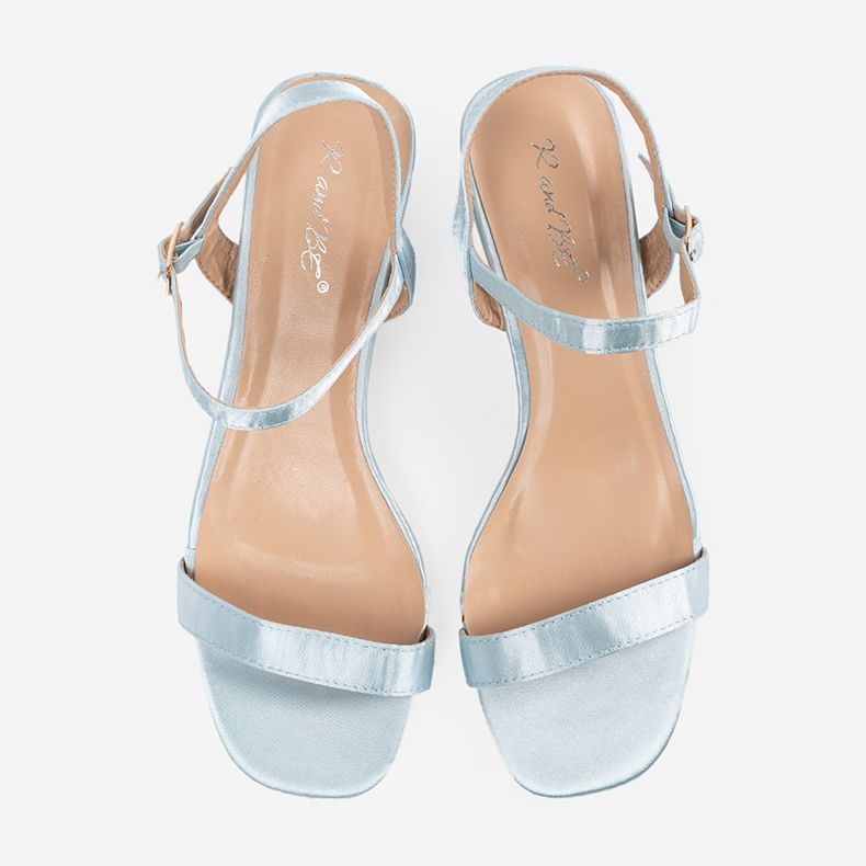 Sandali blu su un palo 1