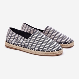 Espadrille maschili con blu navy in treccia 1