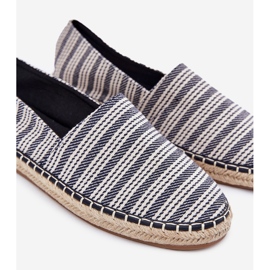 Espadrille maschili con blu navy in treccia 2