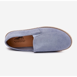 Sneaker maschili di Espadrilles con Eco Suede Blue 2