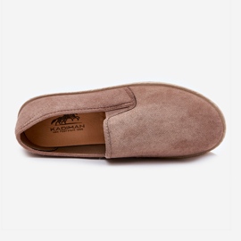 Sneaker maschili di espadrilles con eco scamosciata dark beige 1