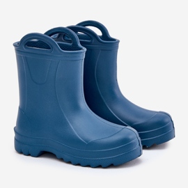 Galoshes per bambini di Lemigo Doggy 735 Navy Blue 1