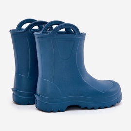 Galoshes per bambini di Lemigo Doggy 735 Navy Blue 2