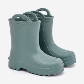 Galoshes per bambini di Lemigo Doggy 735 Green verde 1