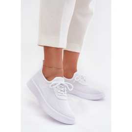 Materiate Spet Sports Scarpe sulla piattaforma bianca femminile bianco 2