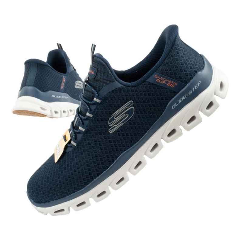 Skechers Schechers Glide-Step Slip-Ins 233010/NVY Scarpe blu 1