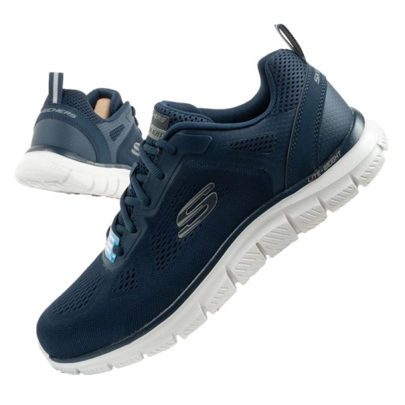 Skechers Schechers Track-Broader Shoes 232698/nvy blu 1