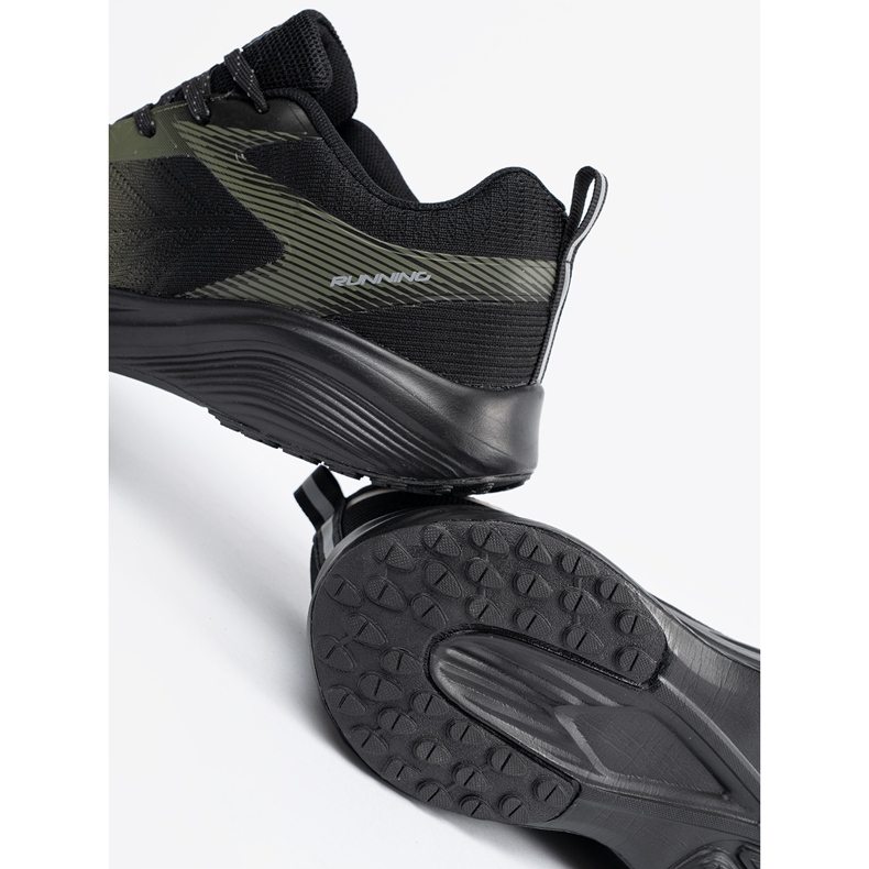 DK Scarpe sportive da uomo leggera verde scuro nero 1