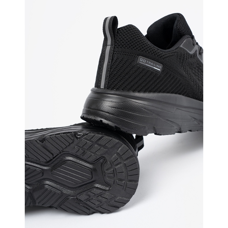DK Scarpe da uomo leggera sportiva nero 1