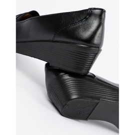 Shelvt Scarpe classiche nere scivolate nero 1