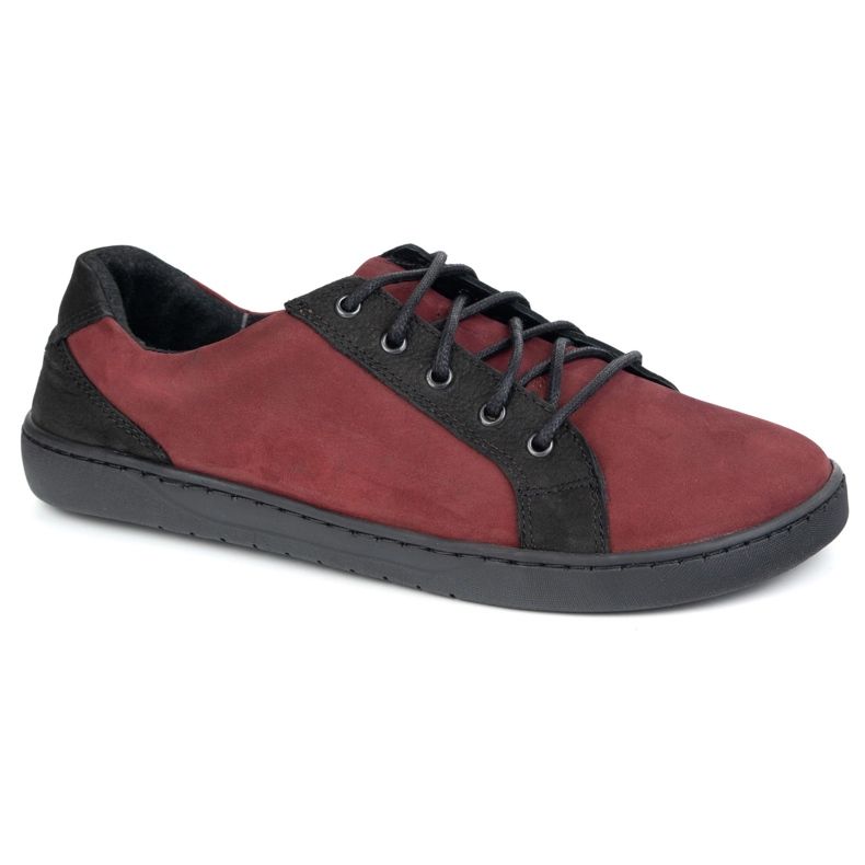 Olivier Scarpe in pelle da donna Joker 910J Borgogna rosso 1